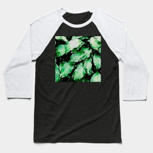 Leaf pattern Baseball T-Shirt